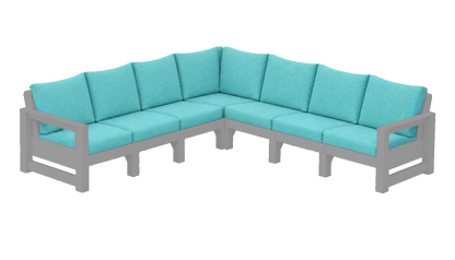 Modern Outdoor 7 Seater Sectional