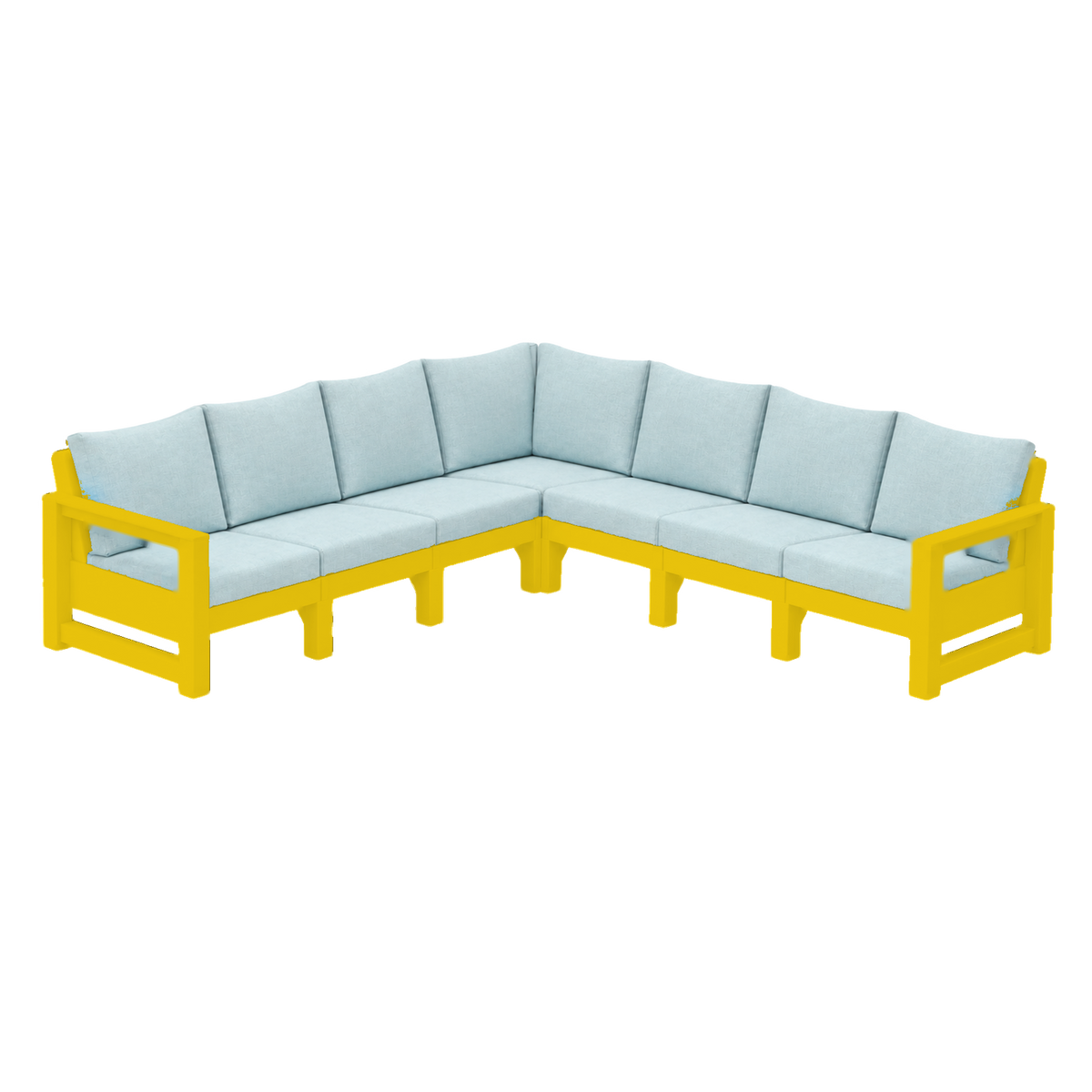 Modern Outdoor 7 Seater Sectional
