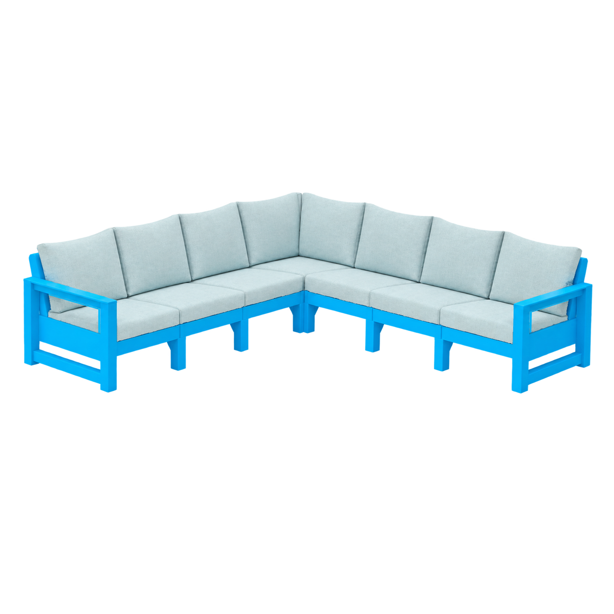 Modern Outdoor 7 Seater Sectional