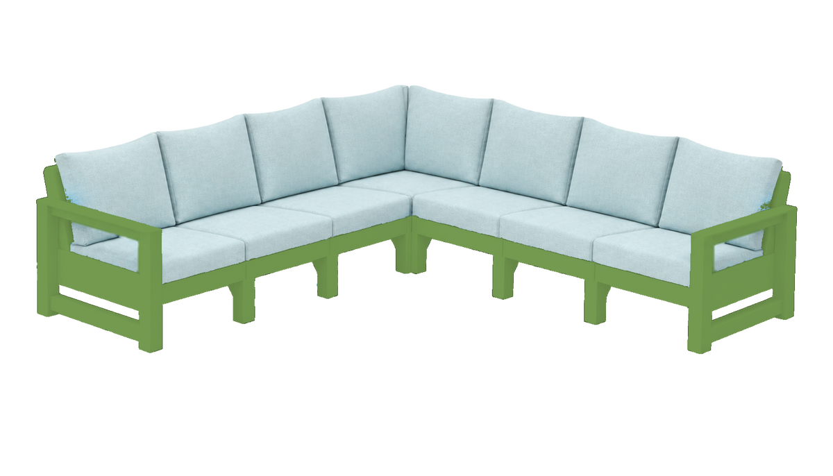 Modern Outdoor 7 Seater Sectional