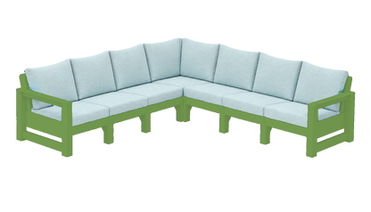 Modern Outdoor 7 Seater Sectional