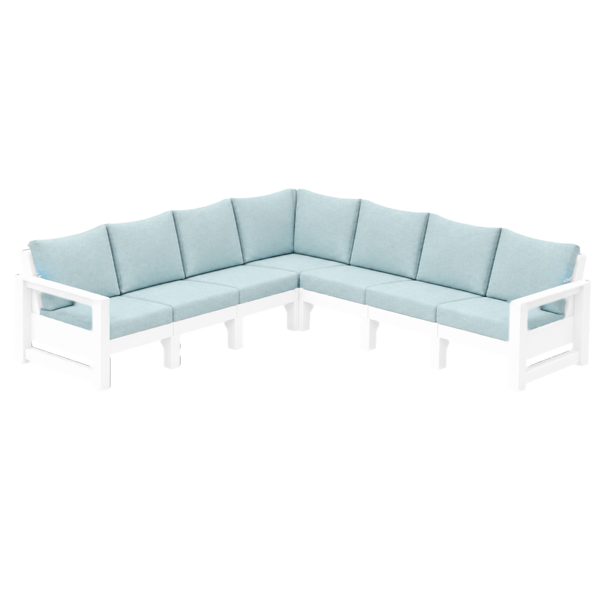 Modern Outdoor 7 Seater Sectional