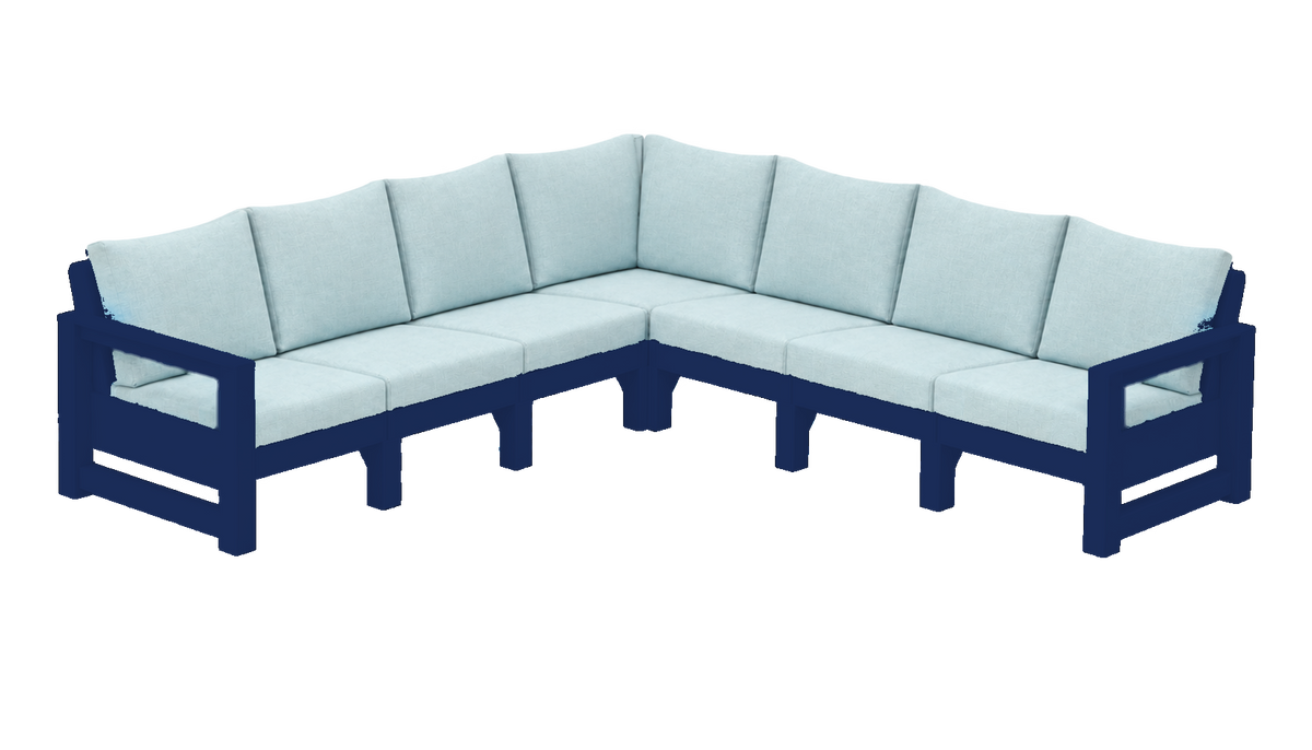 Modern Outdoor 7 Seater Sectional