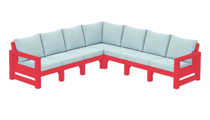 Modern Outdoor 7 Seater Sectional