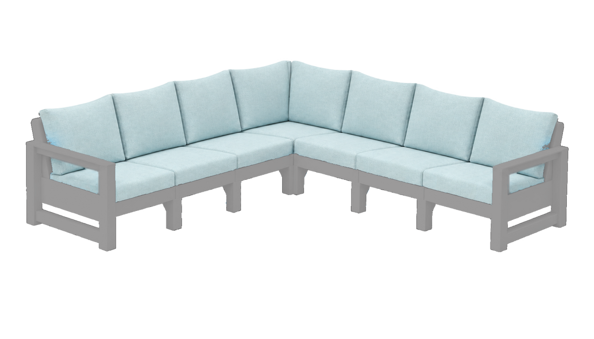 Modern Outdoor 7 Seater Sectional