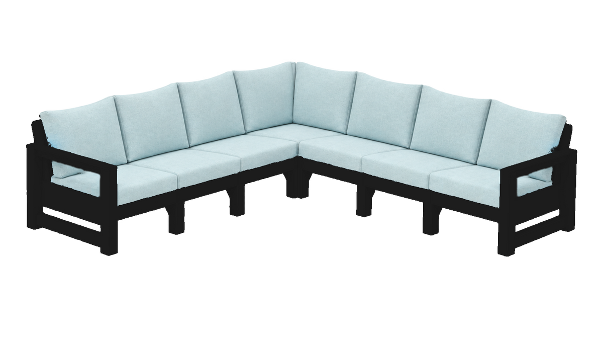 Modern Outdoor 7 Seater Sectional