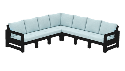 Modern Outdoor 7 Seater Sectional