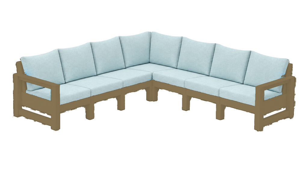 Modern Outdoor 7 Seater Sectional