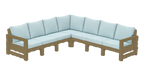 Modern Outdoor 7 Seater Sectional