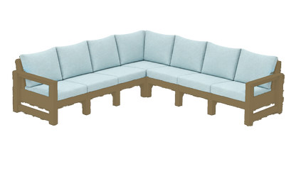 Modern Outdoor 7 Seater Sectional
