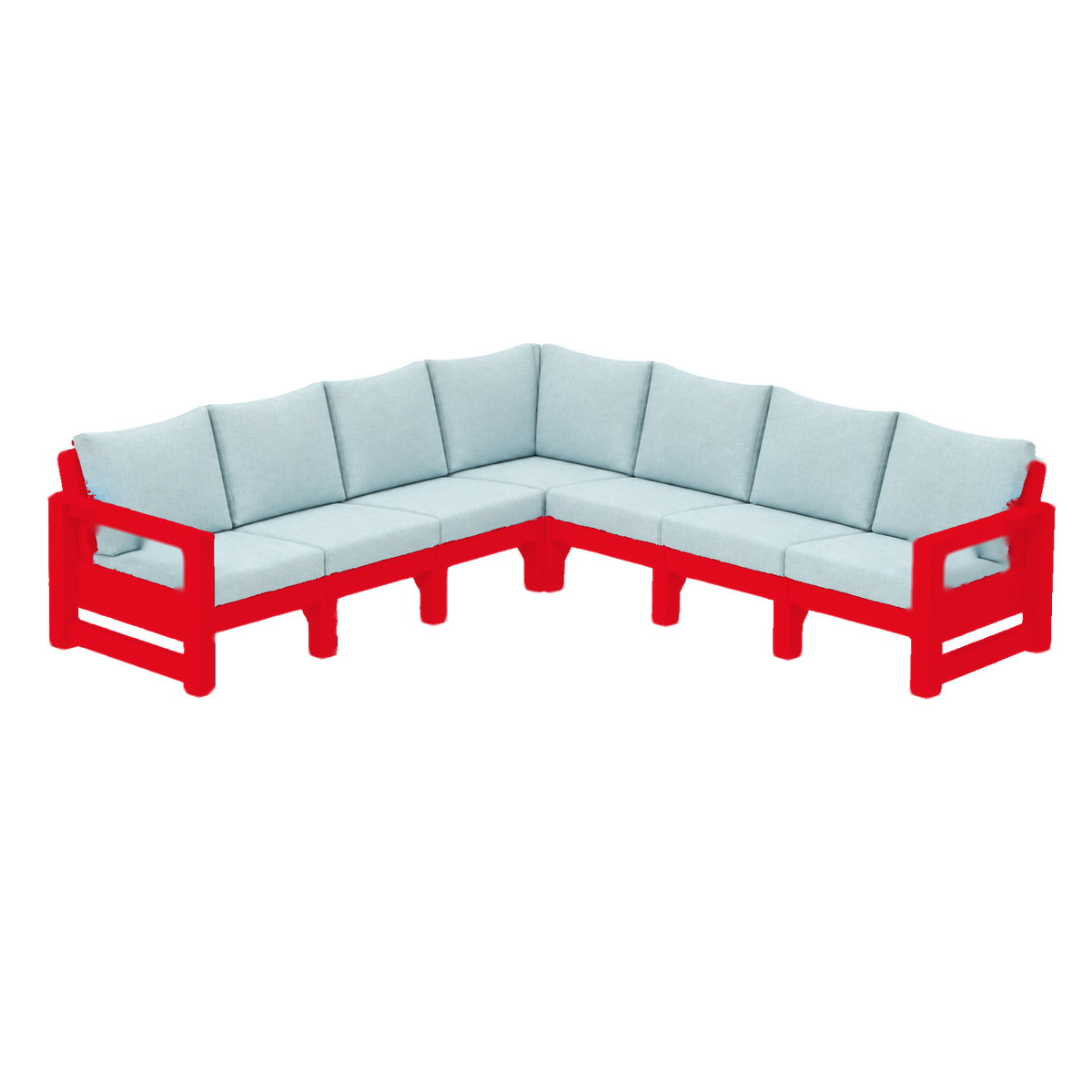 Modern Outdoor 7 Seater Sectional