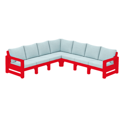 Modern Outdoor 7 Seater Sectional