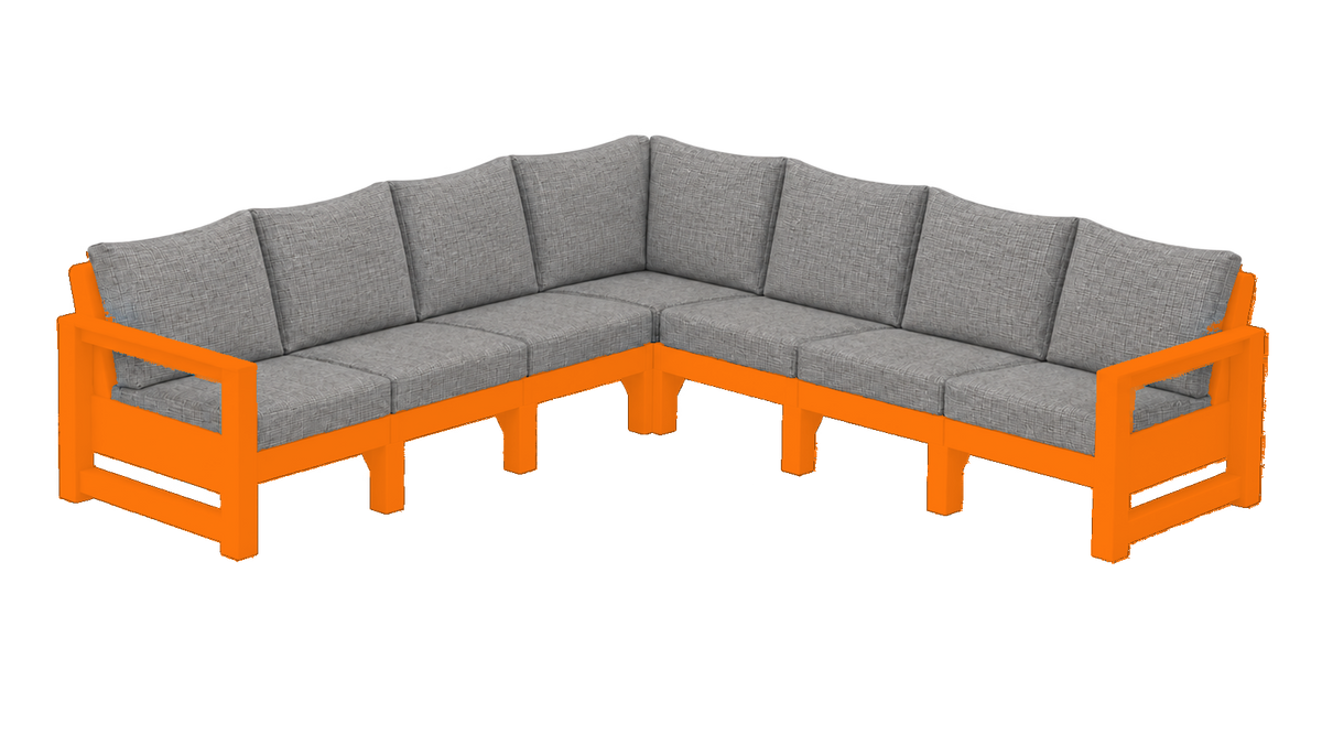 Modern Outdoor 7 Seater Sectional