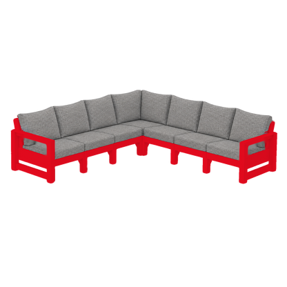 Modern Outdoor 7 Seater Sectional