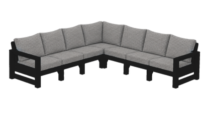 Modern Outdoor 7 Seater Sectional
