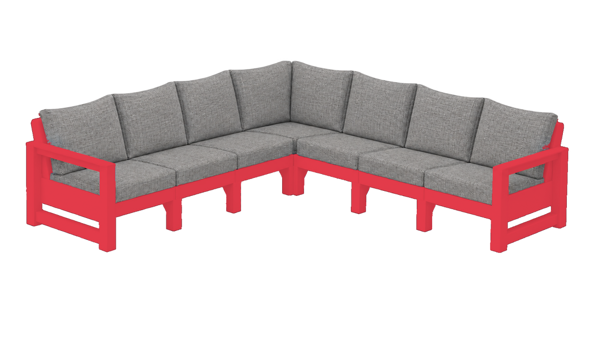 Modern Outdoor 7 Seater Sectional