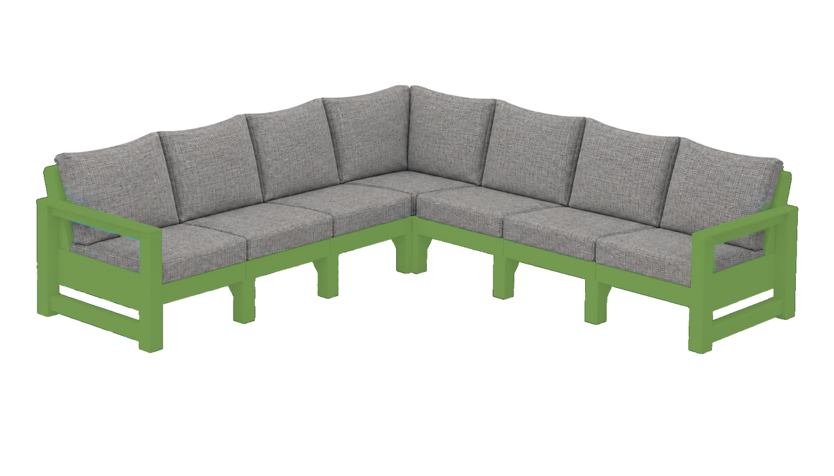 Modern Outdoor 7 Seater Sectional