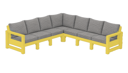 Modern Outdoor 7 Seater Sectional