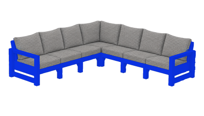 Modern Outdoor 7 Seater Sectional