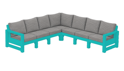 Modern Outdoor 7 Seater Sectional