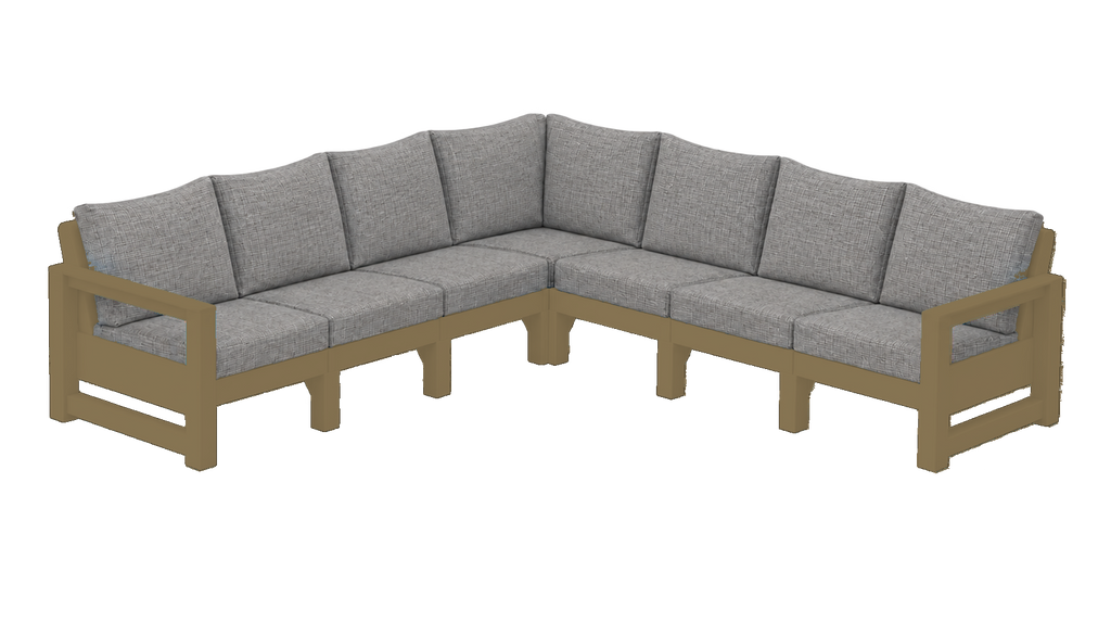 Modern Outdoor 7 Seater Sectional