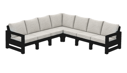 Modern Outdoor 7 Seater Sectional