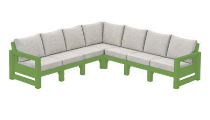 Modern Outdoor 7 Seater Sectional