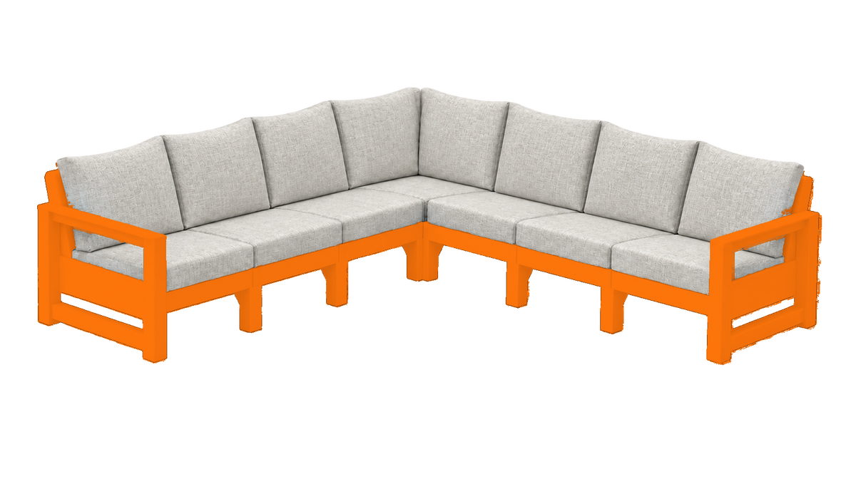 Modern Outdoor 7 Seater Sectional