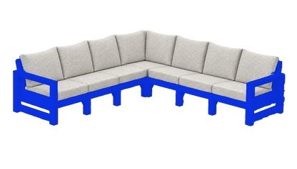 Modern Outdoor 7 Seater Sectional