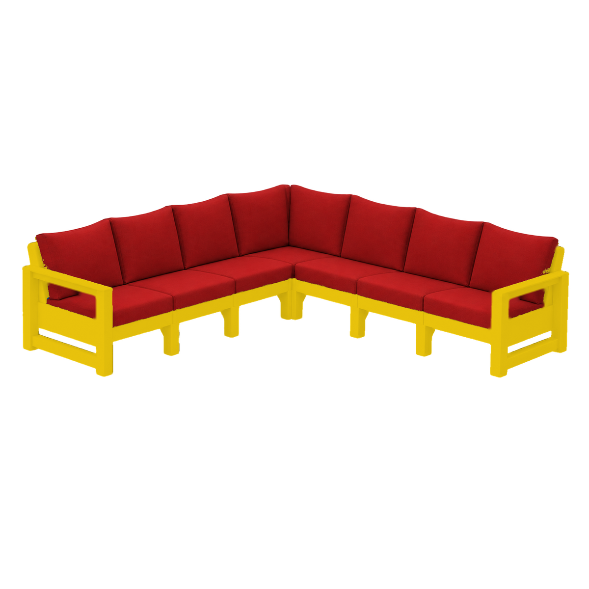 Modern Outdoor 7 Seater Sectional