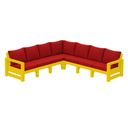 Modern Outdoor 7 Seater Sectional