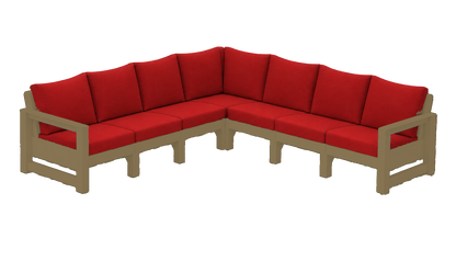 Modern Outdoor 7 Seater Sectional
