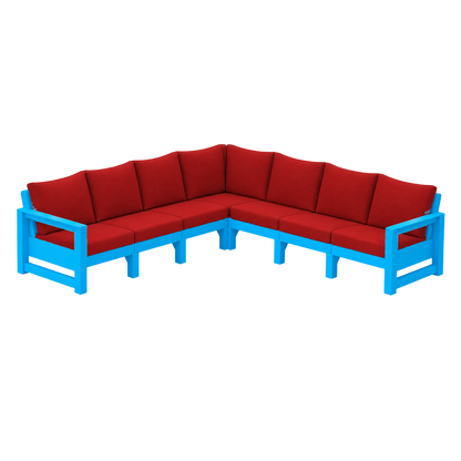Modern Outdoor 7 Seater Sectional
