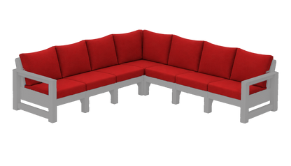 Modern Outdoor 7 Seater Sectional