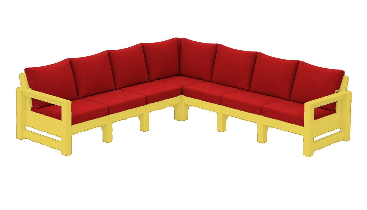 Modern Outdoor 7 Seater Sectional