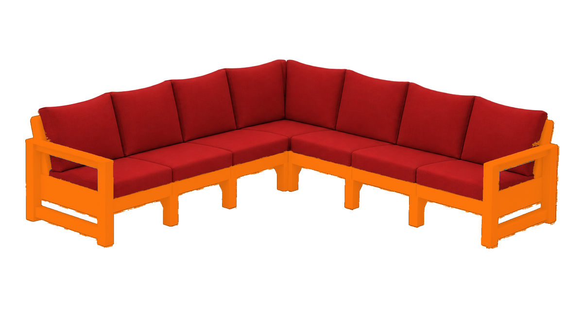 Modern Outdoor 7 Seater Sectional