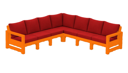 Modern Outdoor 7 Seater Sectional