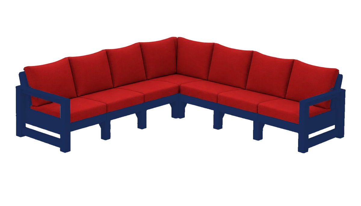 Modern Outdoor 7 Seater Sectional
