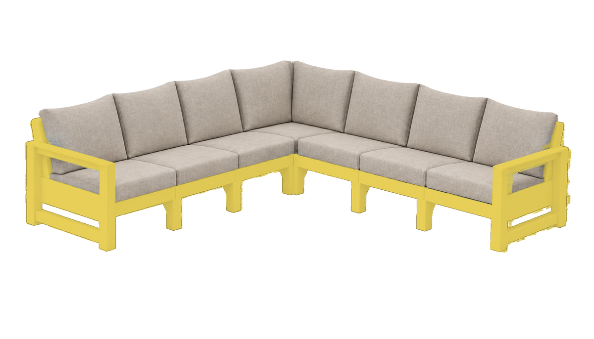 Modern Outdoor 7 Seater Sectional