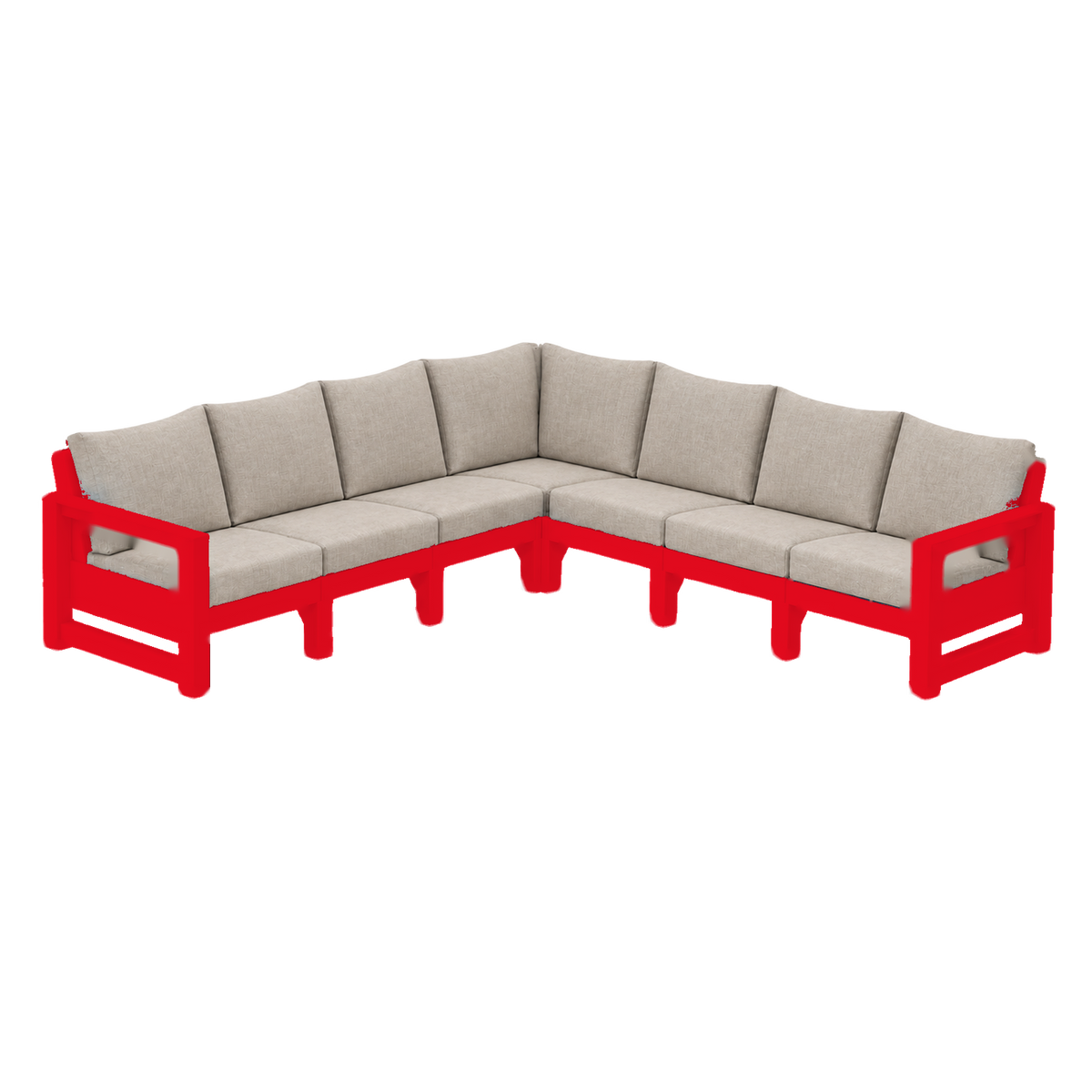 Modern Outdoor 7 Seater Sectional
