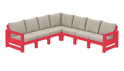 Modern Outdoor 7 Seater Sectional