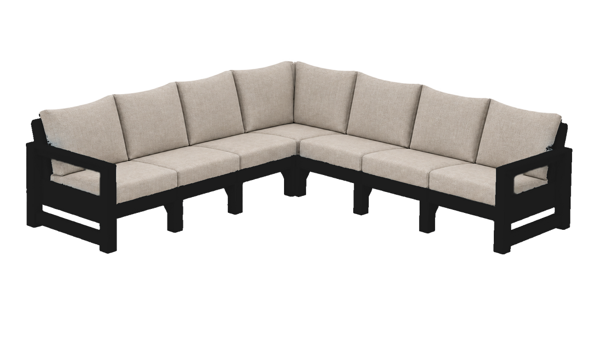 Modern Outdoor 7 Seater Sectional