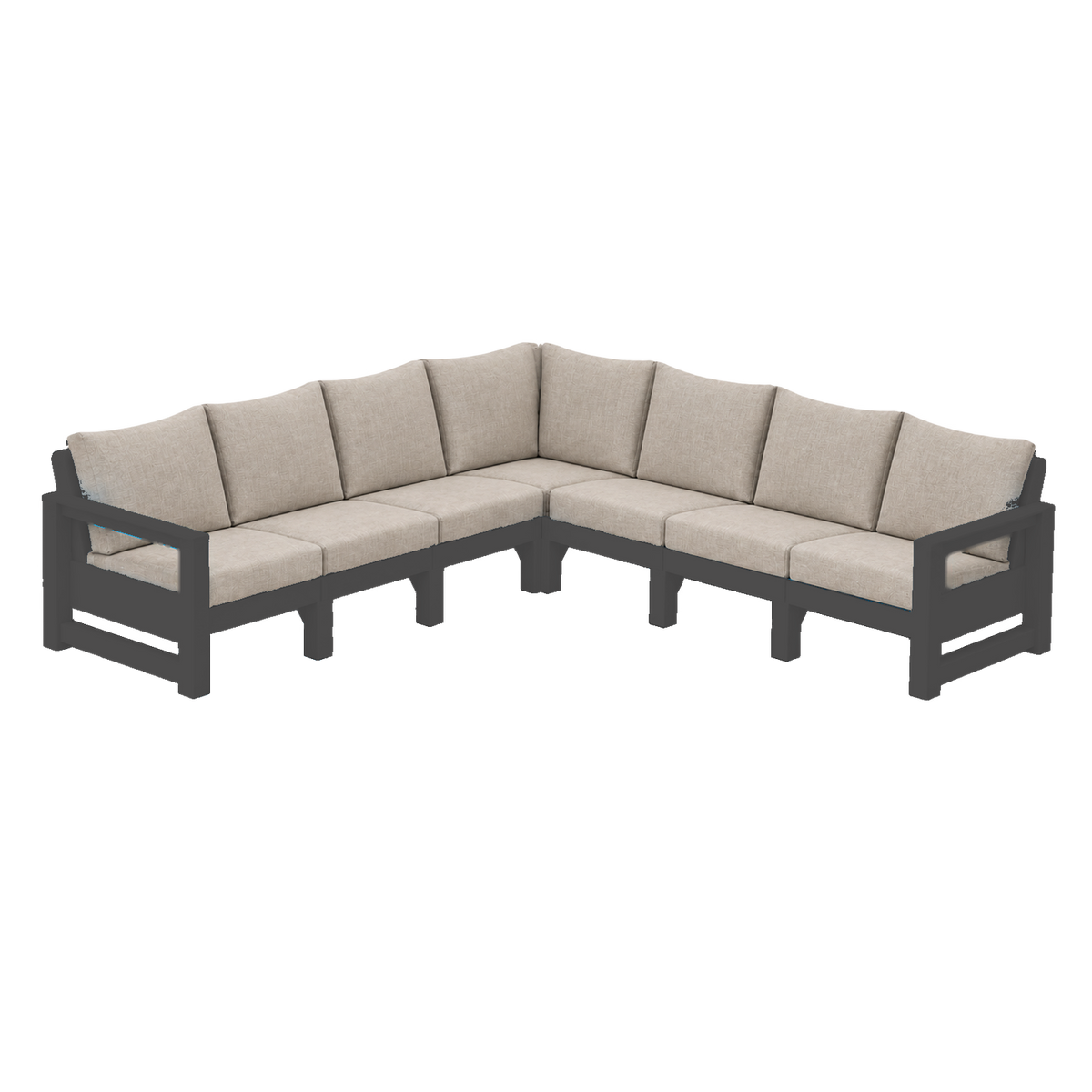 Modern Outdoor 7 Seater Sectional