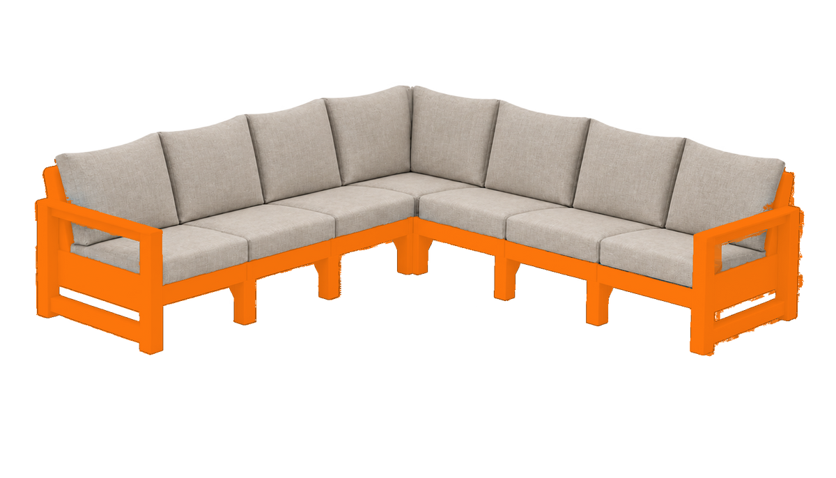 Modern Outdoor 7 Seater Sectional