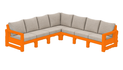 Modern Outdoor 7 Seater Sectional