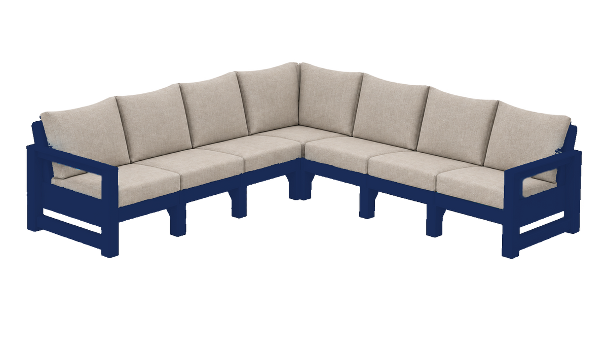 Modern Outdoor 7 Seater Sectional