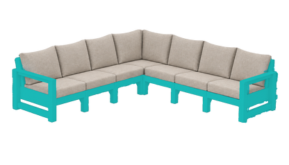 Modern Outdoor 7 Seater Sectional