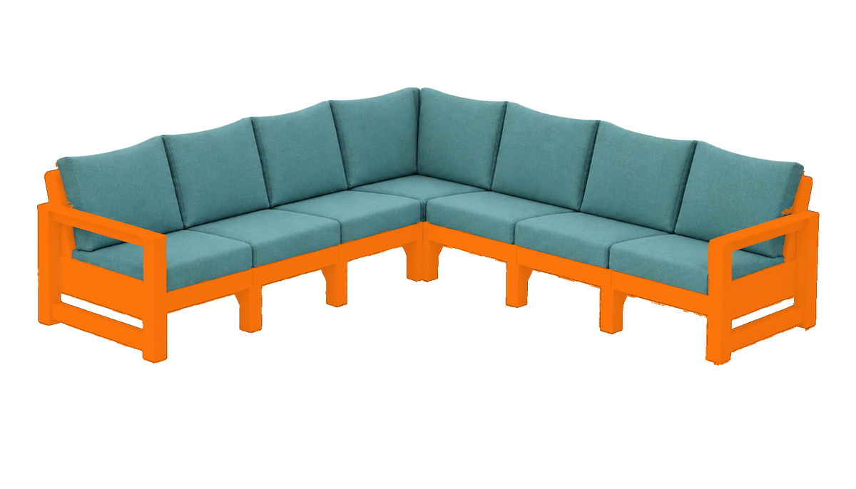 Modern Outdoor 7 Seater Sectional