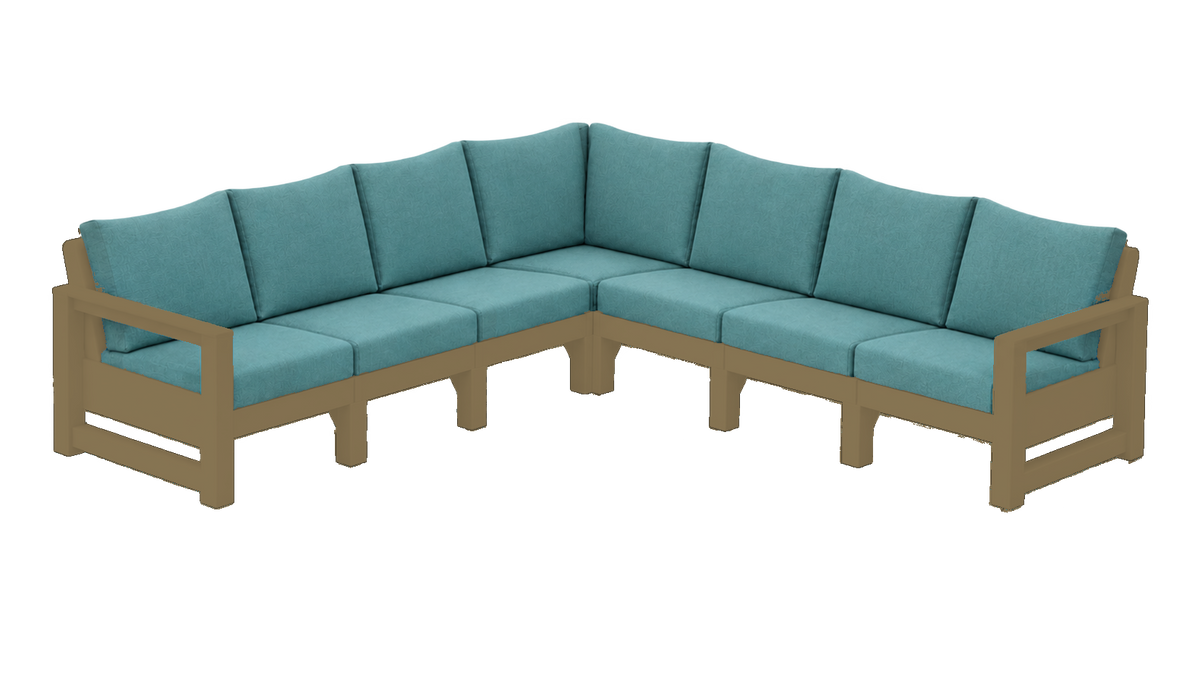 Modern Outdoor 7 Seater Sectional