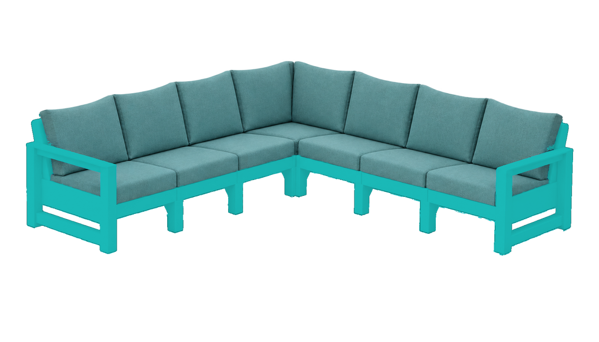 Modern Outdoor 7 Seater Sectional